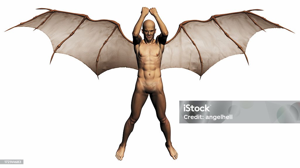 Demone modello - Foto stock royalty-free di Diavolo