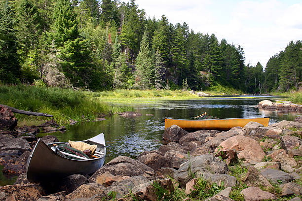 istock Canoes in the Wilderness 172144756