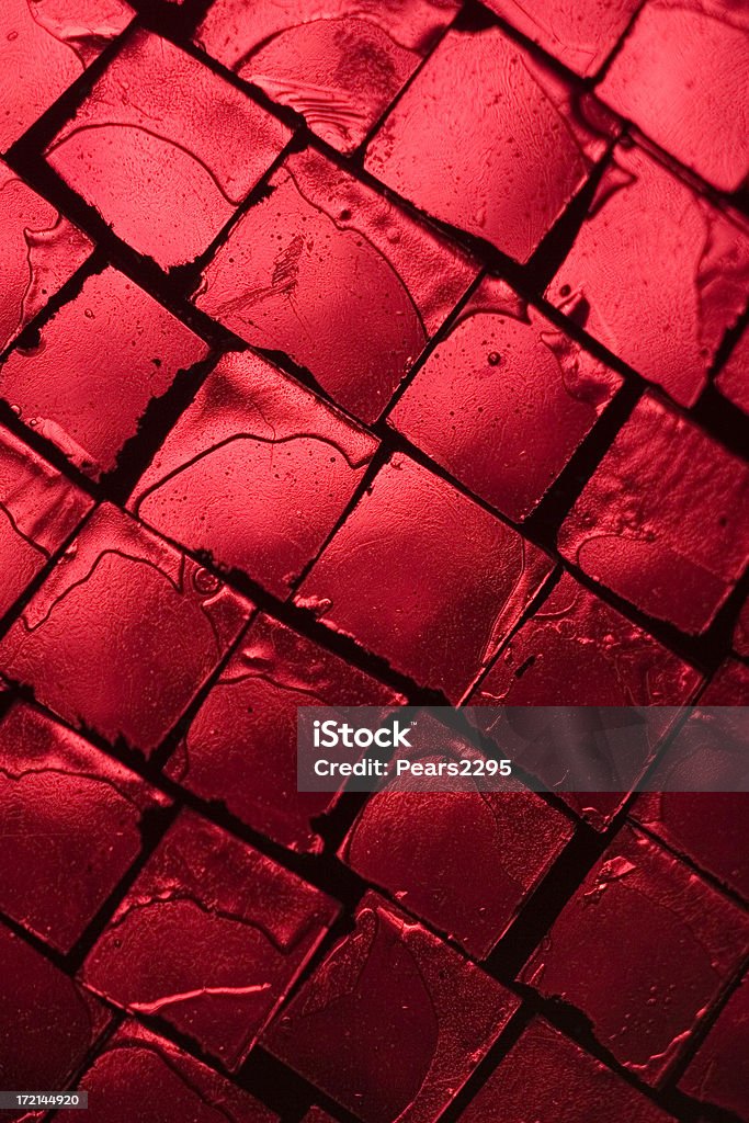 Rosso in vetro - Foto stock royalty-free di Bicchiere