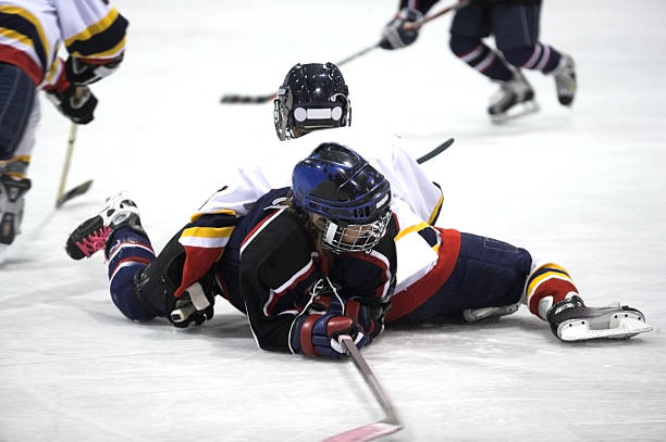 istock Ice hockey tussle 172144953