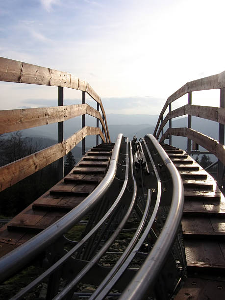 roller-coaster stock photo