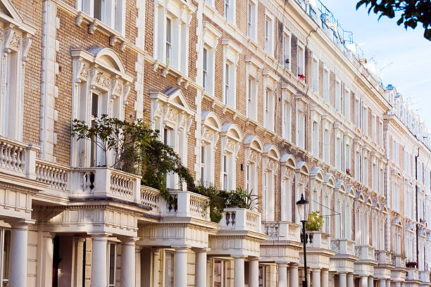Terraced houses  notting hill photos stock pictures, royalty-free photos & images