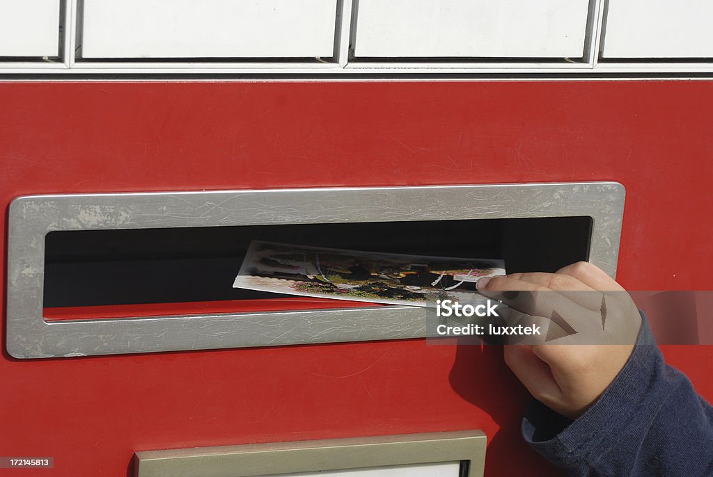 letterbox vermelho - Royalty-free Caixa de Correio Foto de stock
