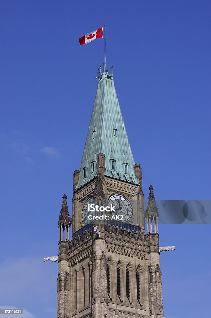 Peace tower des kanadischen Parlaments - Lizenzfrei Architektur Stock-Foto