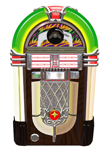 I designed this jukebox in photoshop. I used 69 layers for this work.