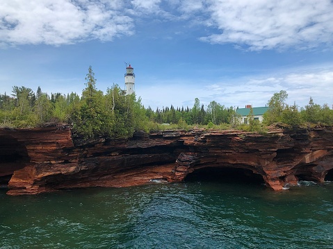 The Apostle Islands National Lakeshore.   The Apostle Islands are a group of 22 islands in Lake Superior, off the Bayfield Peninsula in northern Wisconsin.