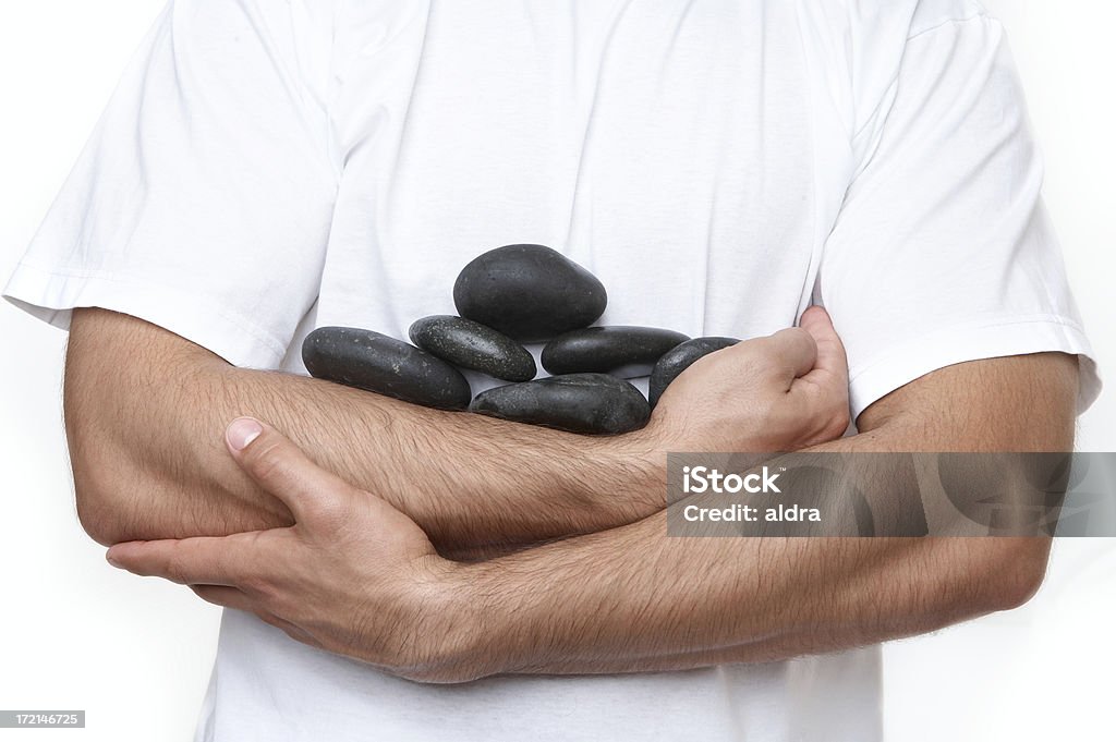 Stone-massage - Lizenzfrei Alternative Behandlungsmethode Stock-Foto