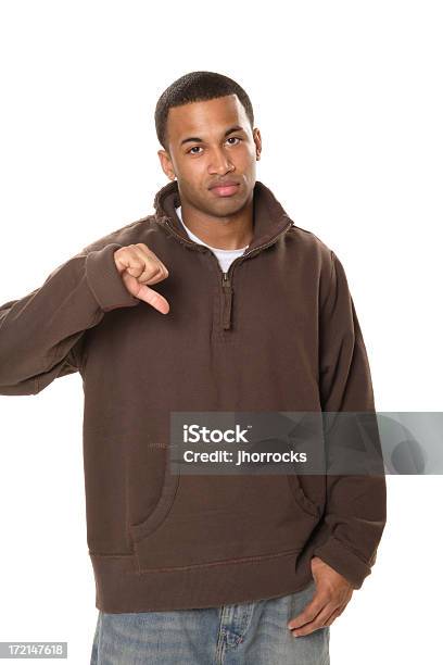 Thumbs Down Stock Photo - Download Image Now - African Ethnicity, African-American Ethnicity, 20-29 Years