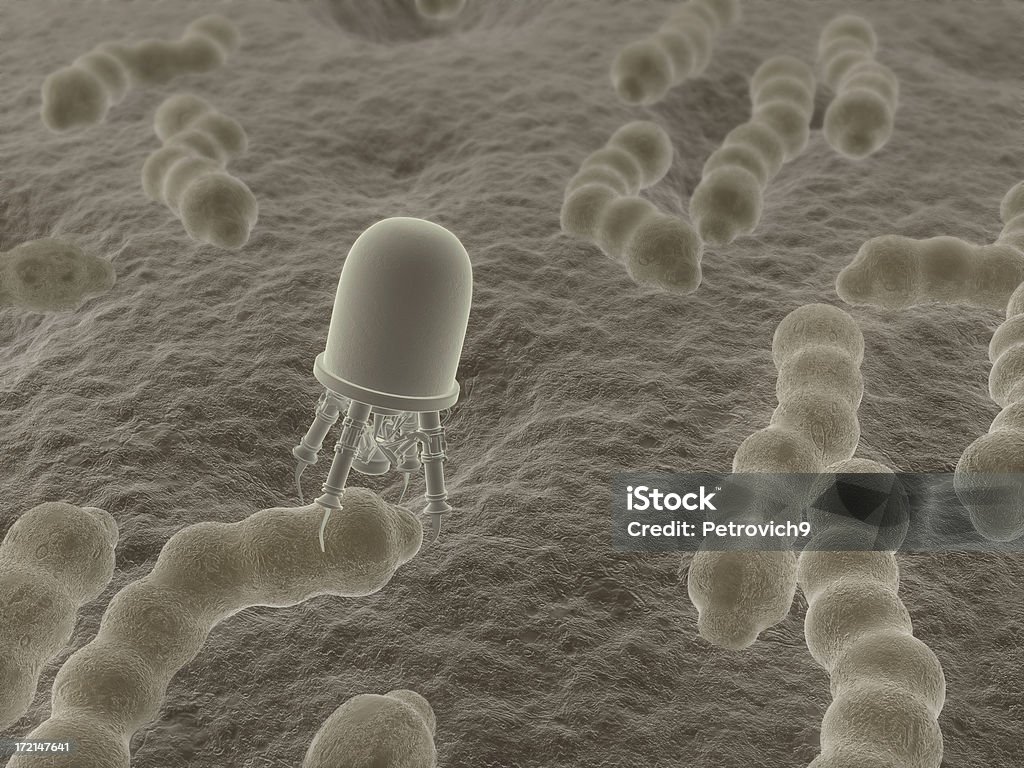Nanotechnologie - Photo de Bactérie libre de droits