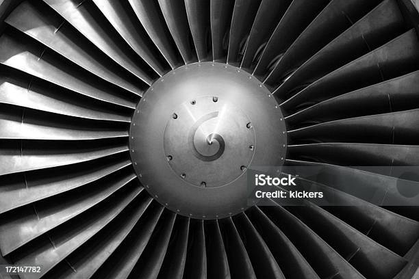 Avião Motor Ventoinha - Fotografias de stock e mais imagens de Motor a Jato - Motor a Jato, Aviação Geral, Avião