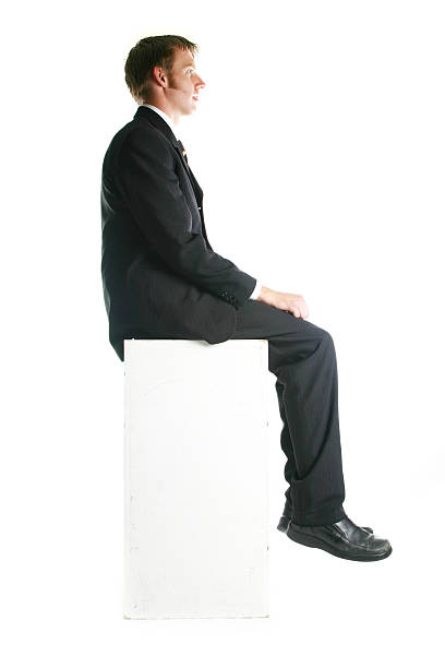 istock Biz man - seated 172147848