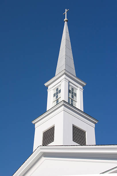 istock White Church Steeple 172147854