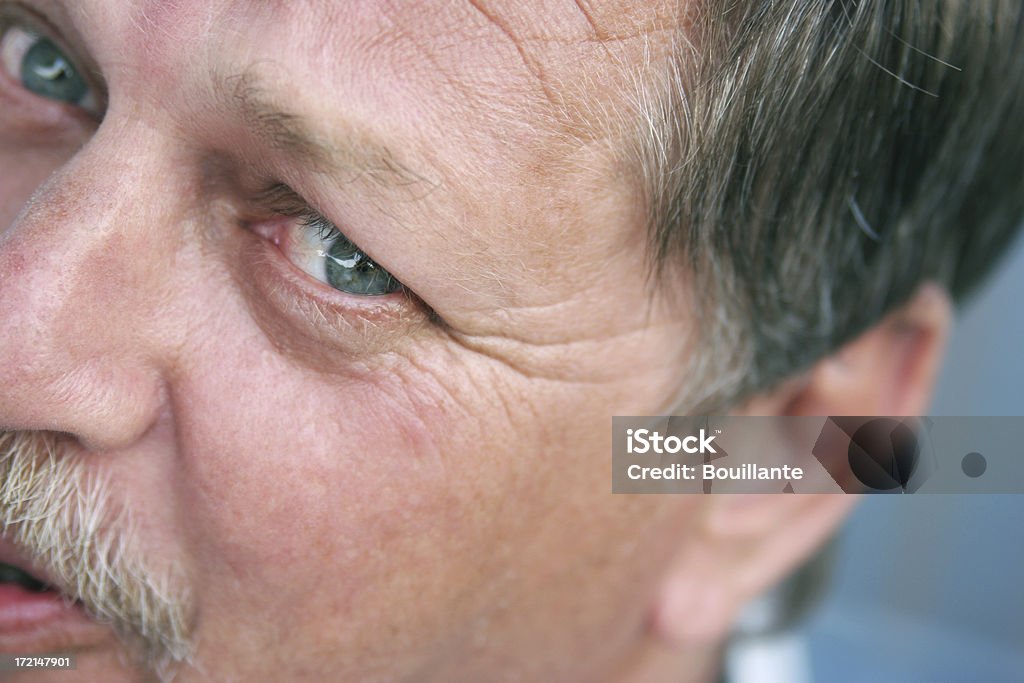 Sceptical man Man with a sceptical expression. 40-44 Years Stock Photo