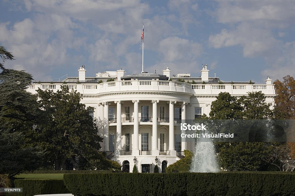 Casa Branca e Washington, DC - Royalty-free Arquitetura Foto de stock