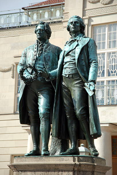 istock Monument statue of Goethe and Schiller 172148243
