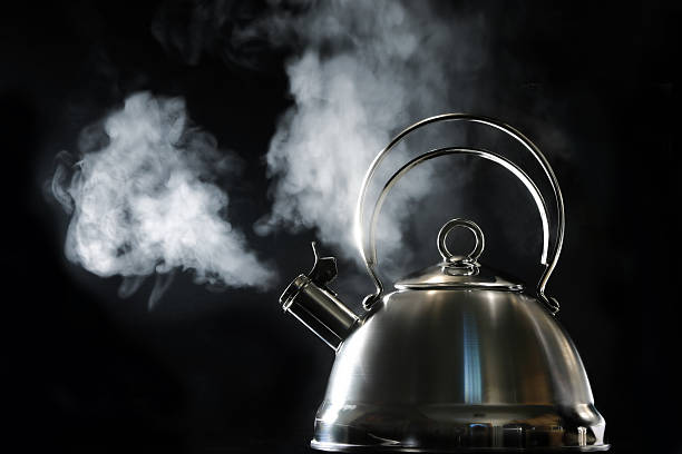 Boiling over stock photo