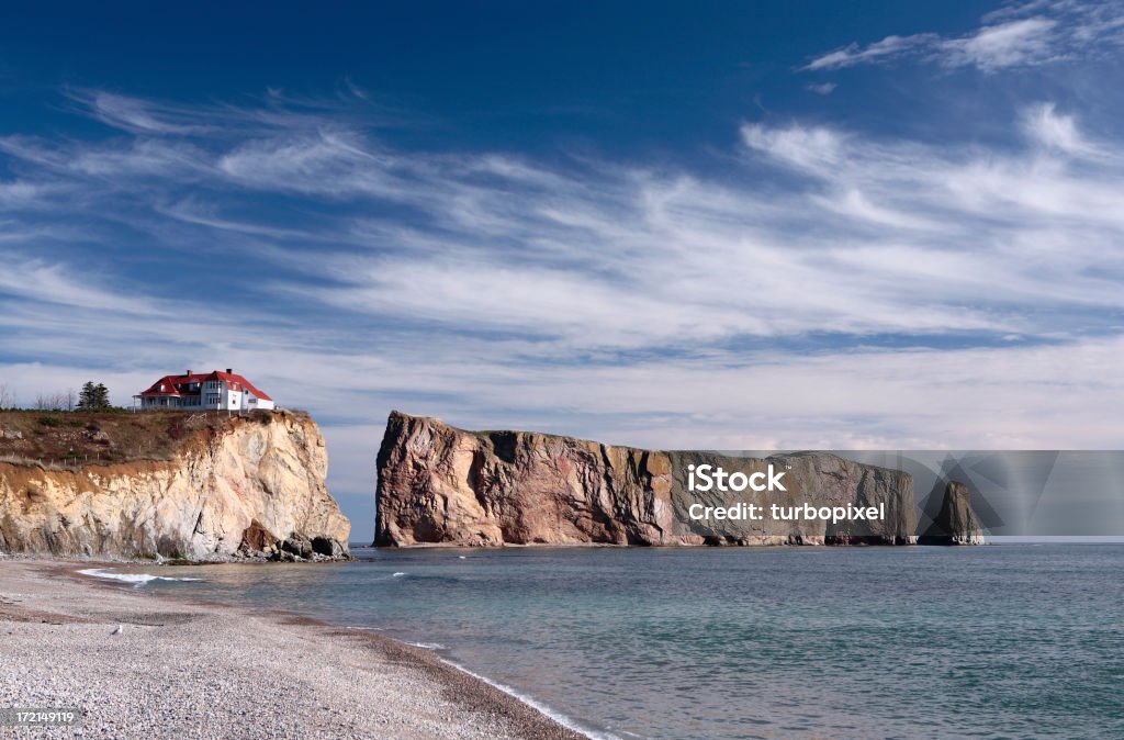 Perce Rock - Royalty-free Buraco Foto de stock