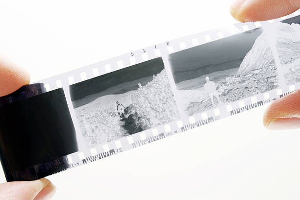 istock Film strip unravelled 172149348