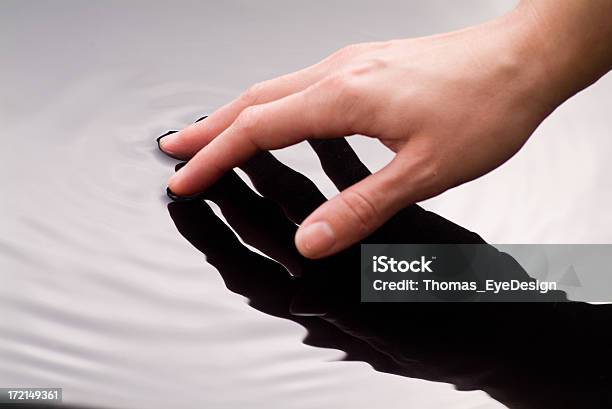 Serie Mano Con Agua Foto de stock y más banco de imágenes de Agua - Agua, Percepción sensorial, Cuidado