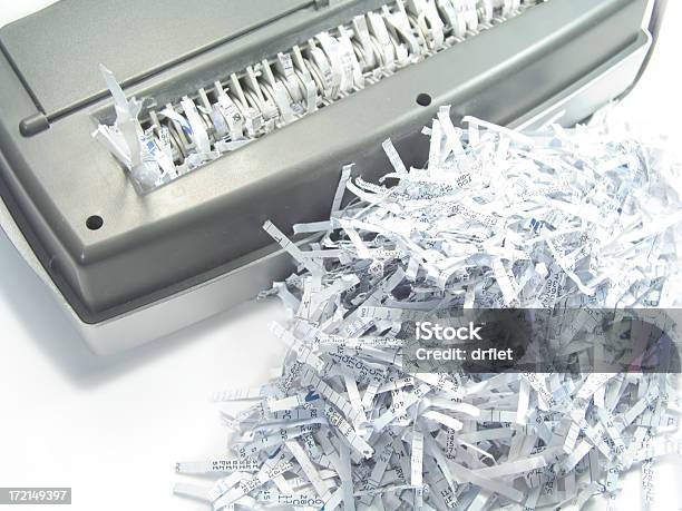 Crosscut Paper Shredder Ii Stock Photo - Download Image Now - Advice, Business, Confetti