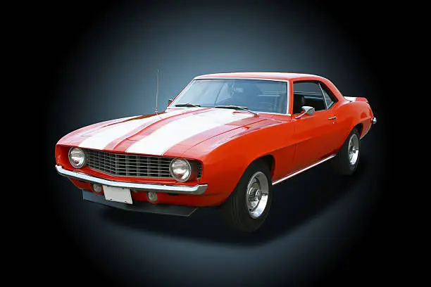 1969 Chevrolet Camaro Z28. Background is ready for use or display without further work.See more of my