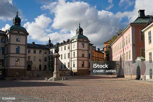 Riddarholmen Stoccolma Svezia - Fotografie stock e altre immagini di Acciottolato - Acciottolato, Ambientazione tranquilla, Assenza