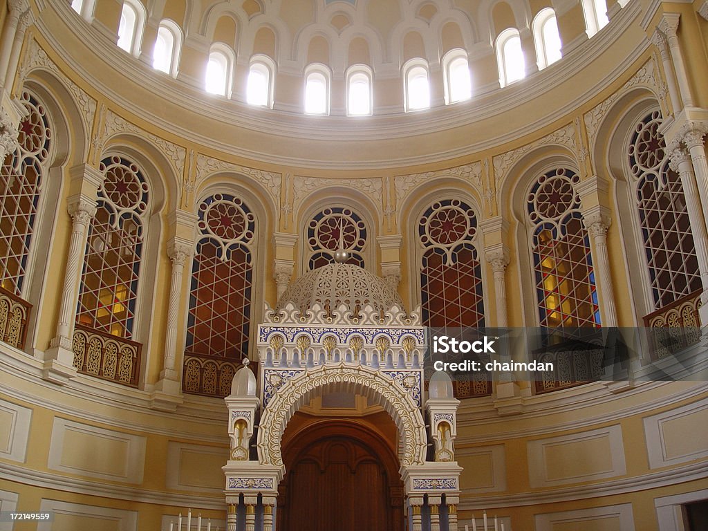 Sinagoga interior - Royalty-free Judaísmo Foto de stock