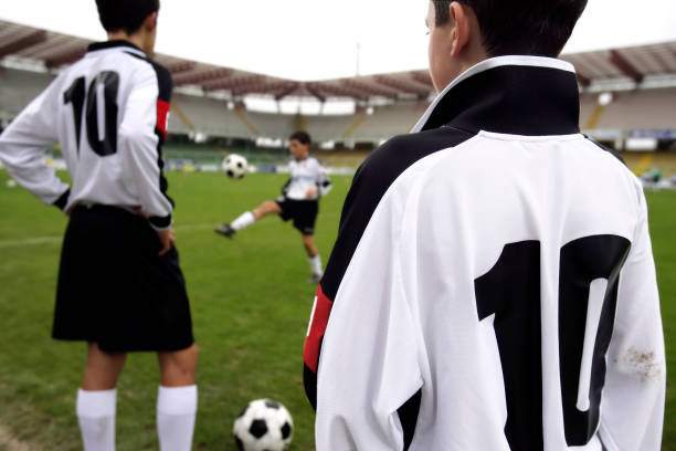 istock Soccer twins kids 172149702