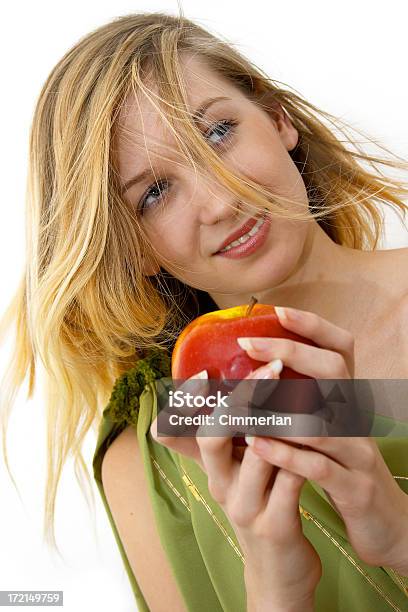 Eve With An Apple Stock Photo - Download Image Now - 16-17 Years, 18-19 Years, Adolescence