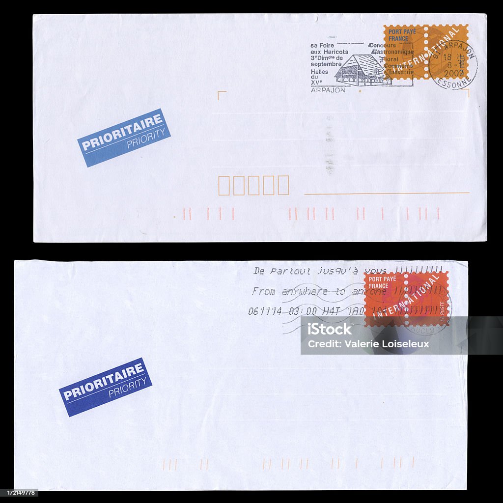 International Buchstaben - Lizenzfrei Briefmarke Stock-Foto