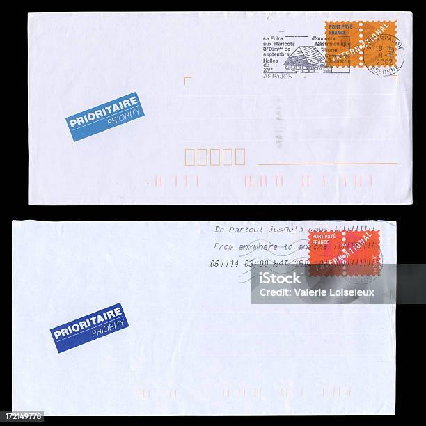 International Buchstaben Stockfoto und mehr Bilder von Briefmarke - Briefmarke, Briefumschlag, Stempel - Büromaterial