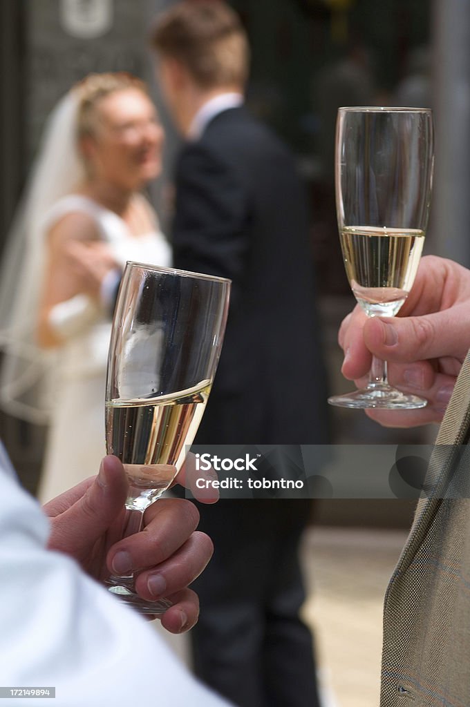 Casamento dia: Desfrute - Royalty-free Adulto Foto de stock