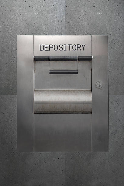 istock Bank Deposit Box / Rental Return Slot 172150035