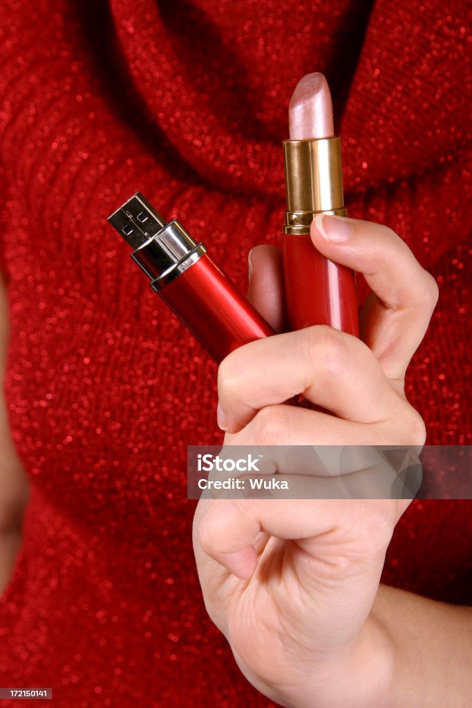 Duas coisas importantes para mulheres - Foto de stock de A caminho royalty-free