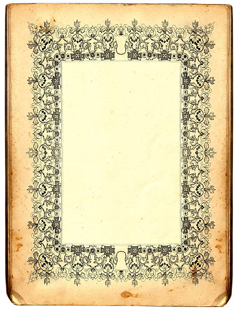 antyczne klatek - scroll old parchment photograph stock illustrations