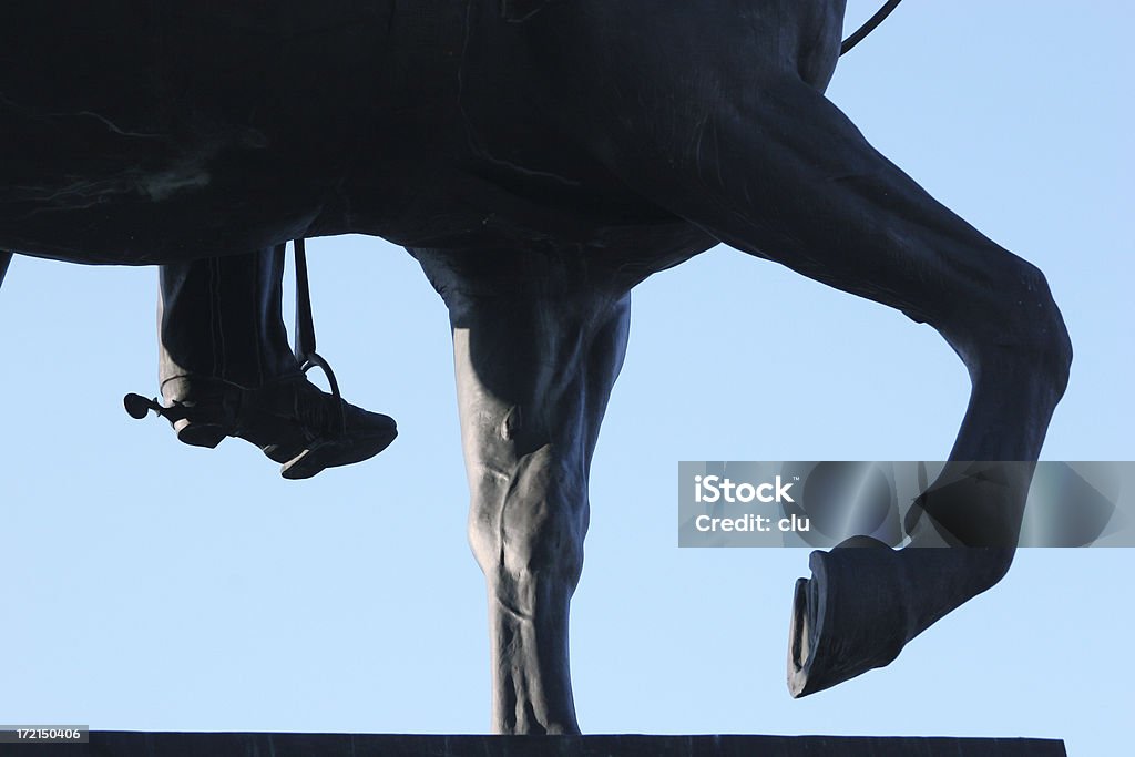 Horse estatua de detalle - Foto de stock de Abstracto libre de derechos