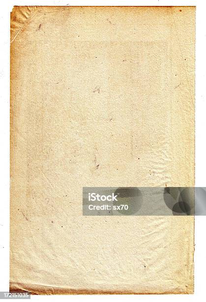 Ligera Capa De Fondo De Papel En Blanco Foto de stock y más banco de imágenes de En el borde - En el borde, Libro viejo, Papel