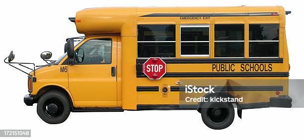 미니 스쿨 버스 클리핑 경로를 통학 버스에 대한 스톡 사진 및 기타 이미지 - 통학 버스, 0명, 노랑