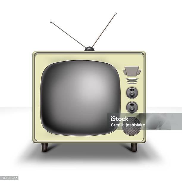 Anni Cinquanta Tv - Fotografie stock e altre immagini di 1950-1959 - 1950-1959, 1960-1969, Altoparlante - Hardware audio
