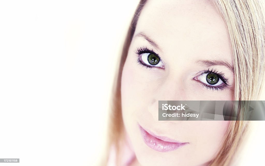 Fresh Faced High Key image of a young woman Adult Stock Photo