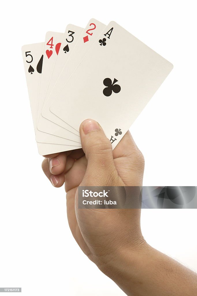 Gerade geschnittene - Lizenzfrei Kartenspiel Stock-Foto
