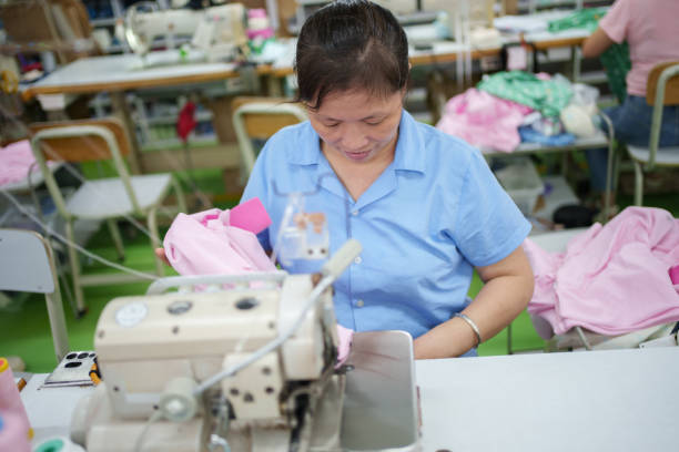 istock Female worker in garment factory 1721511947