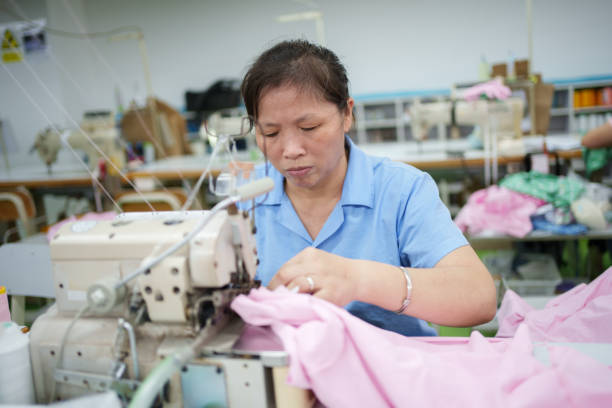 istock Female worker in garment factory 1721511950