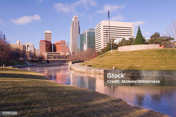 Foto de Parque Do Centro Da Cidade e mais fotos de stock de Centro da cidade - Centro da cidade, Cidade, Nebrasca