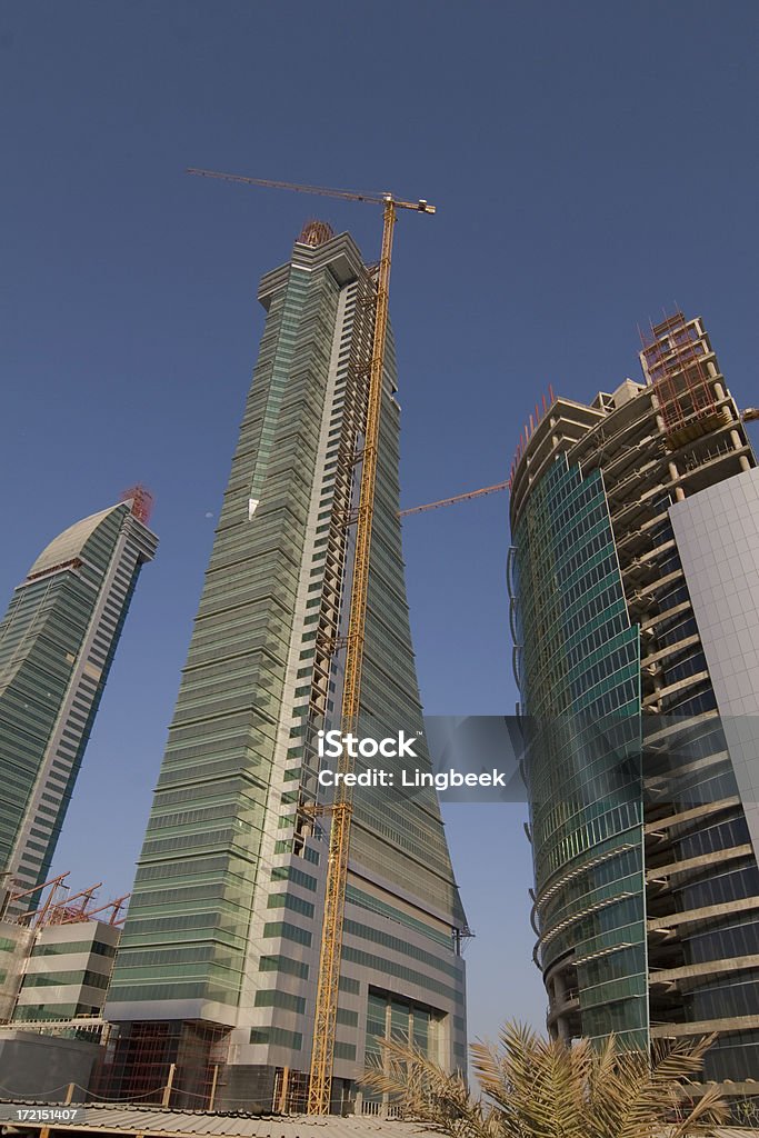 Edifício financeiro harbour Bahrain - Foto de stock de Arquitetura royalty-free