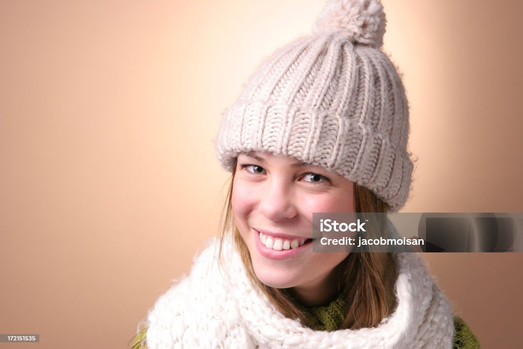 Ritratto di inverno - Foto stock royalty-free di Bambine femmine