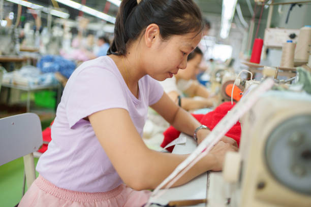 istock Female worker in garment factory 1721515798