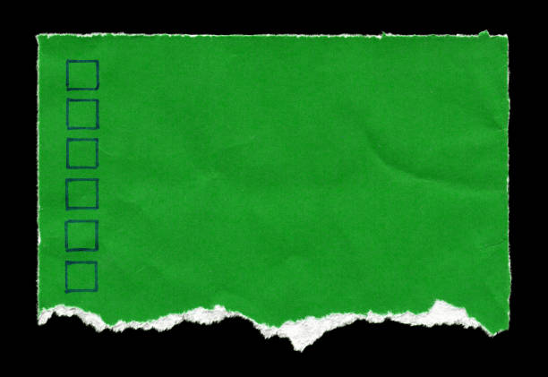 istock Cut or torn paper background textured isolated 1721515834