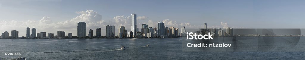 Panorama von Miami - Lizenzfrei Bauwerk Stock-Foto