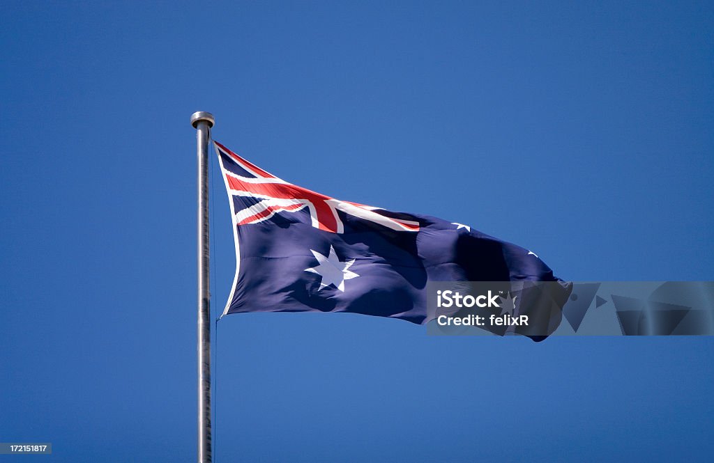 Bandera australiana - Foto de stock de Abrigo libre de derechos